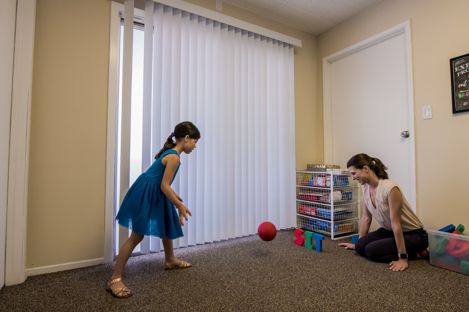 Children learning through a hands-on activity at a tutoring center